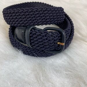 Maus and Hoffman Navy Woven Stretch Belt 42